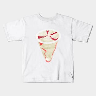 Ice lolly - raspberry ripple cup Kids T-Shirt